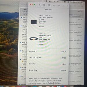 Versace men’s belt